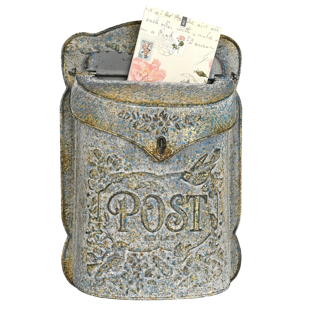 Metal Wall Mounted Post Farmhouse Post Wall Mailbox Letter Box Retro Style Decoration Crafts
Metal Wall Mounted Post Farmhouse Post Wall Mailbox Letter Box Retro Style Decoration Crafts
