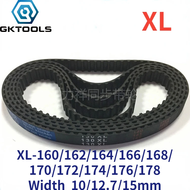 GKTOOLS 160/166/170/178 XL Timing Belt Width 10/12.7/15mm Perimeter 406.4/421.64/431.8/452.12mm Rubber Belt Inch trapezoid
GKTOOLS 160/166/170/178 XL Timing Belt Width 10/12.7/15mm Perimeter 406.4/421.64/431.8/452.12mm Rubber Belt Inch trapezoid