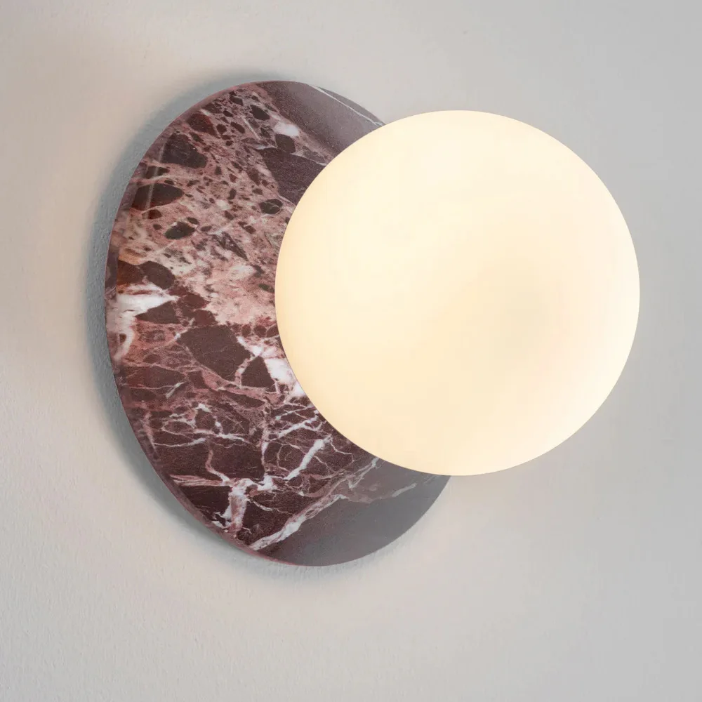 Modern Marble Wall Lamp Stone & Glass Ball LED Sconce Light for Bedroom Living Room Hotel Decor
Modern Marble Wall Lamp Stone & Glass Ball LED Sconce Light for Bedroom Living Room Hotel Decor