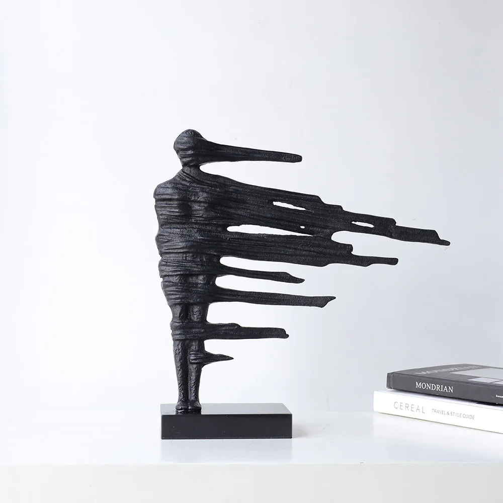 Modern simple marble metal figure ornament metal creative jewelry
Modern simple marble metal figure ornament metal creative jewelry