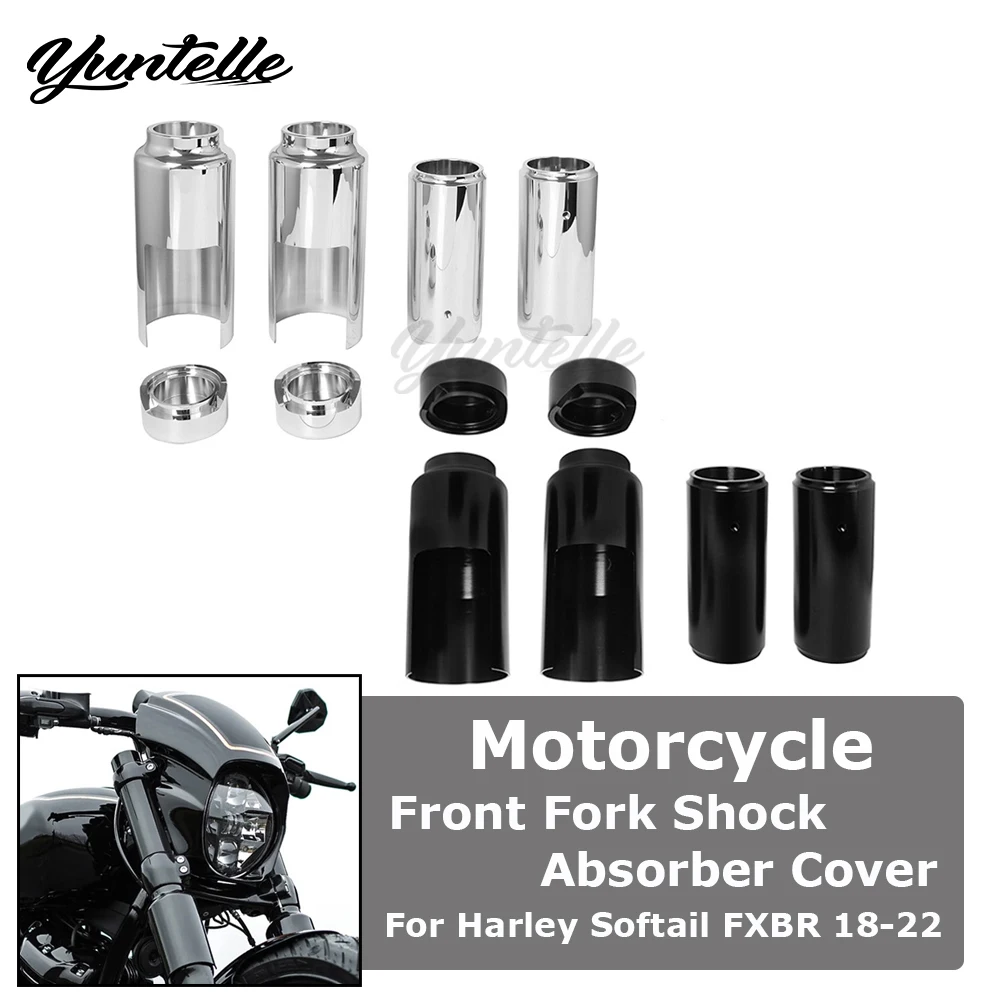 Front Upper Lower Fork Shock Absorber Cover For Harley Softail FXBR Breakout 107 2018-2022 Motorcycle Accessories Tube Cap Set
Front Upper Lower Fork Shock Absorber Cover For Harley Softail FXBR Breakout 107 2018-2022 Motorcycle Accessories Tube Cap Set