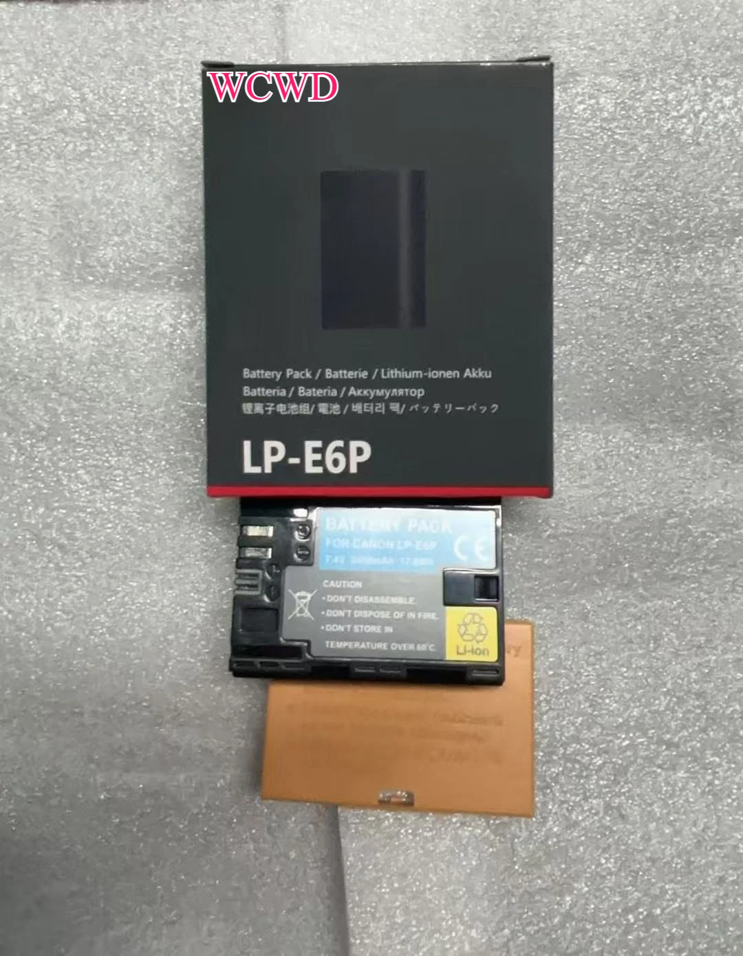 Оригинальный полностью декодированный аккумулятор WCWD LP-E6P 2400 мАч для Canon EOS R5 R6 R7 R6II 90D, высокая емкость, замена без ошибок
Оригинальный полностью декодированный аккумулятор WCWD LP-E6P 2400 мАч для Canon EOS R5 R6 R7 R6II 90D, высокая емкость, замена без ошибок