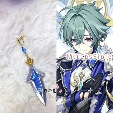 New Genshin Impact Lohen 3D Printed Cosplay Props Earings Necklace Role Play Accessories Comic Con Decor Halloween Gift Coser
New Genshin Impact Lohen 3D Printed Cosplay Props Earings Necklace Role Play Accessories Comic Con Decor Halloween Gift Coser