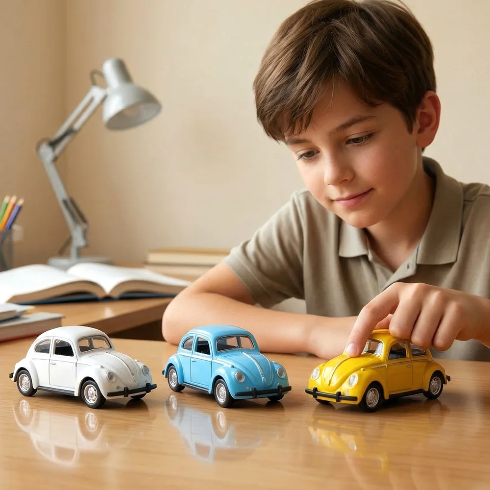 Diecast Toy Cars, Classic Beetle Pull-Back Vehicles, 3PCS Alloy, 8.2cm Multicolor Collectible Gift for Kids Adults
Diecast Toy Cars, Classic Beetle Pull-Back Vehicles, 3PCS Alloy, 8.2cm Multicolor Collectible Gift for Kids Adults