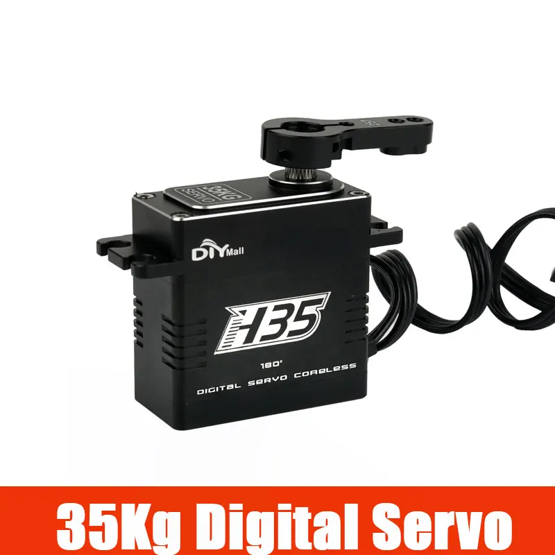 35kg Digital Servo Waterproof Coreless HighTorque Metal Gear HV Servos For 1/8 1/10 RC Car Crawler Truck Boat 180 270 360 Degree
35kg Digital Servo Waterproof Coreless HighTorque Metal Gear HV Servos For 1/8 1/10 RC Car Crawler Truck Boat 180 270 360 Degree