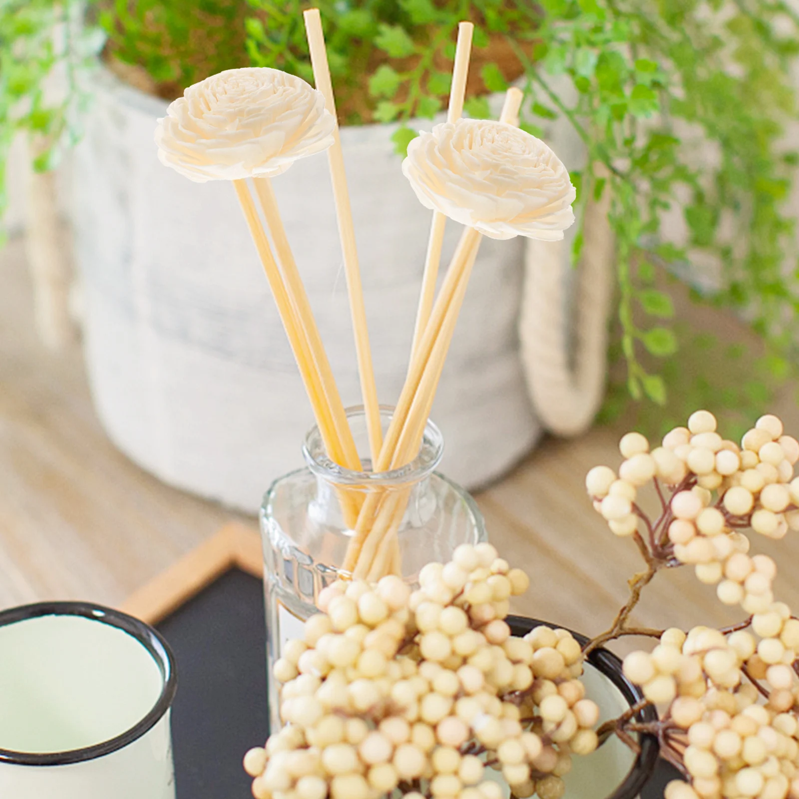 3pcs No Flame Reed Diffuser Dried Flower Home Decor Aromatherapy Accessory For Perfume Medicine Solvent Storage Rattan
3pcs No Flame Reed Diffuser Dried Flower Home Decor Aromatherapy Accessory For Perfume Medicine Solvent Storage Rattan