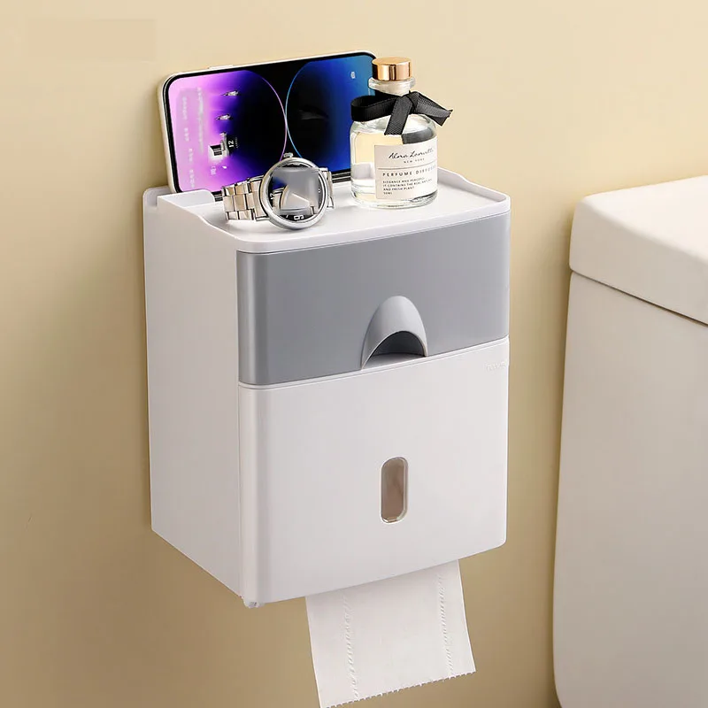 Waterproof Toilet Roll Holder Bathroom AccessoriesWall Mount Toilet Paper HolderRack
Waterproof Toilet Roll Holder Bathroom AccessoriesWall Mount Toilet Paper HolderRack