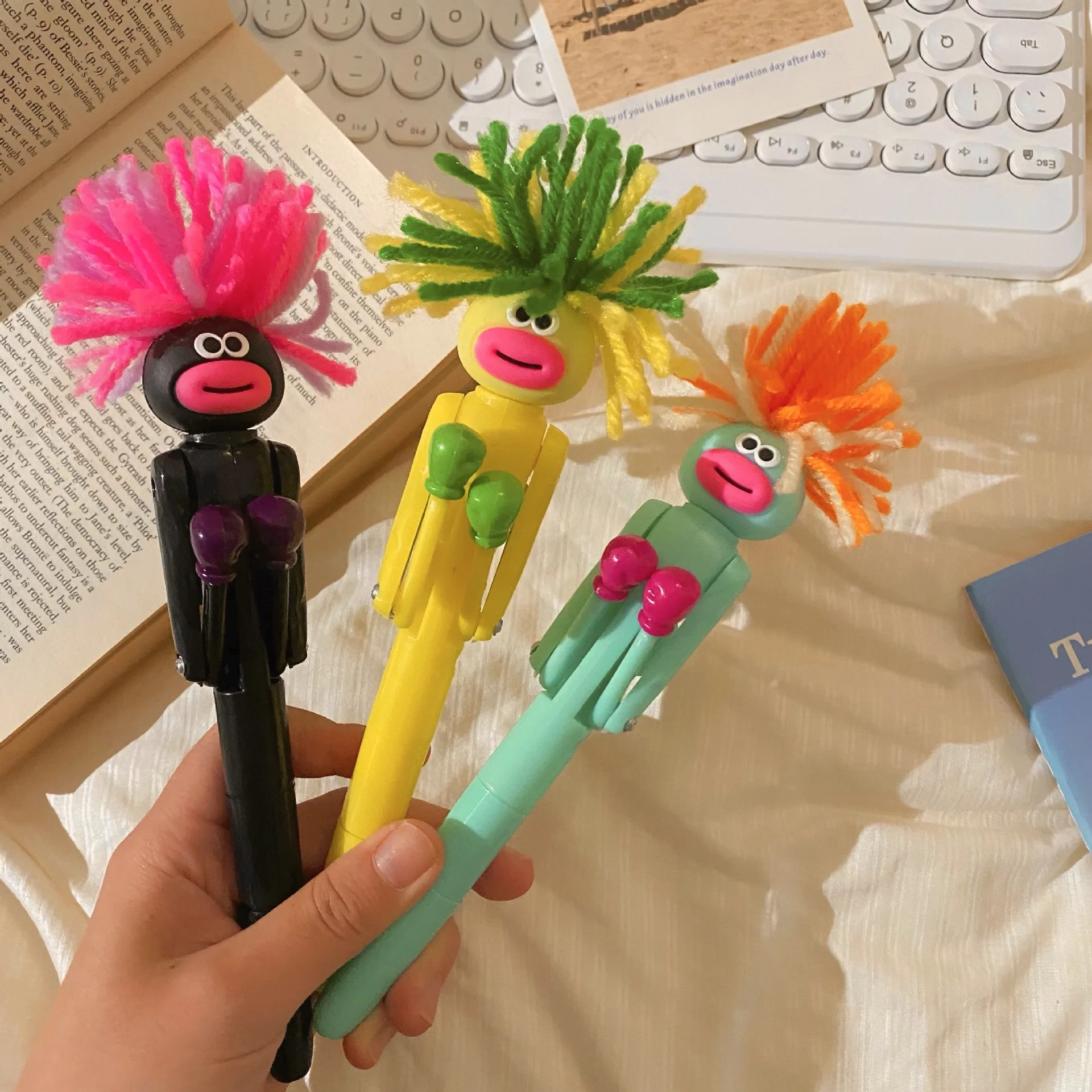 Шариковая ручка, забавная ручка, ручка для подписи 1,0, кукольная ручка с милым персонажем, боксерская ручка, ручка для письма, плавное письмо
Шариковая ручка, забавная ручка, ручка для подписи 1,0, кукольная ручка с милым персонажем, боксерская ручка, ручка для письма, плавное письмо