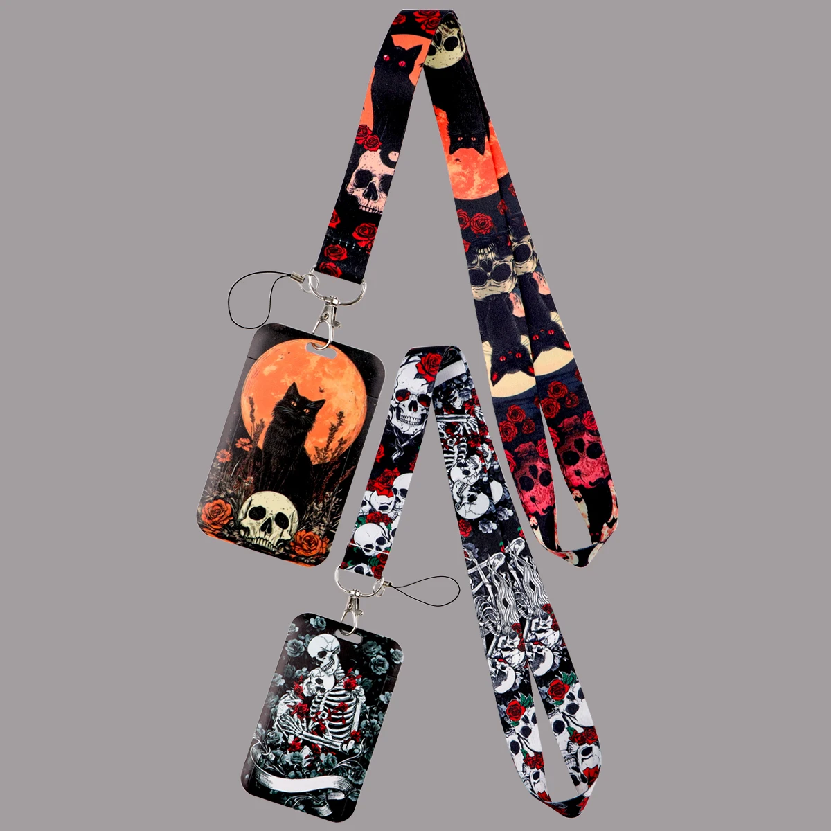 Skeleton Cat Rose Credential Holder Lanyards for Key Neck Strap For Card Badge Gym Phone Straps Keychain Accessories
Skeleton Cat Rose Credential Holder Lanyards for Key Neck Strap For Card Badge Gym Phone Straps Keychain Accessories