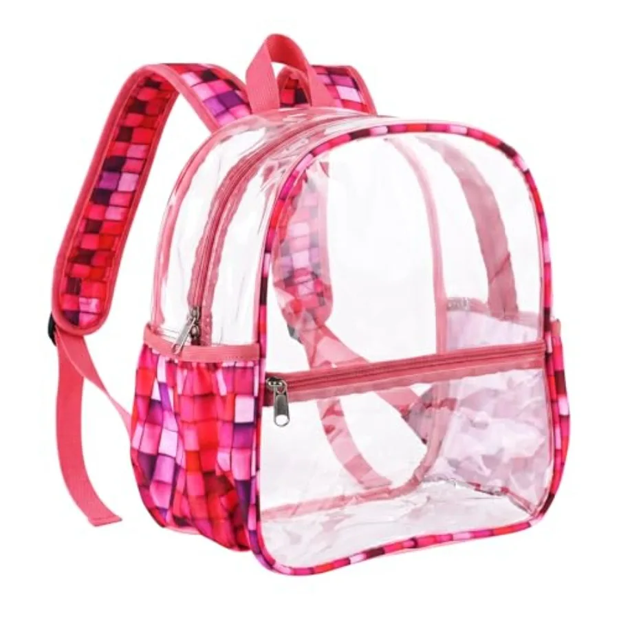 Clear Backpack 12x6x12 Stadium Approved Clear Bag for Stadium Events, Sports, Concerts, Festivals, Games, Women and Girls - Che
Clear Backpack 12x6x12 Stadium Approved Clear Bag for Stadium Events, Sports, Concerts, Festivals, Games, Women and Girls - Che