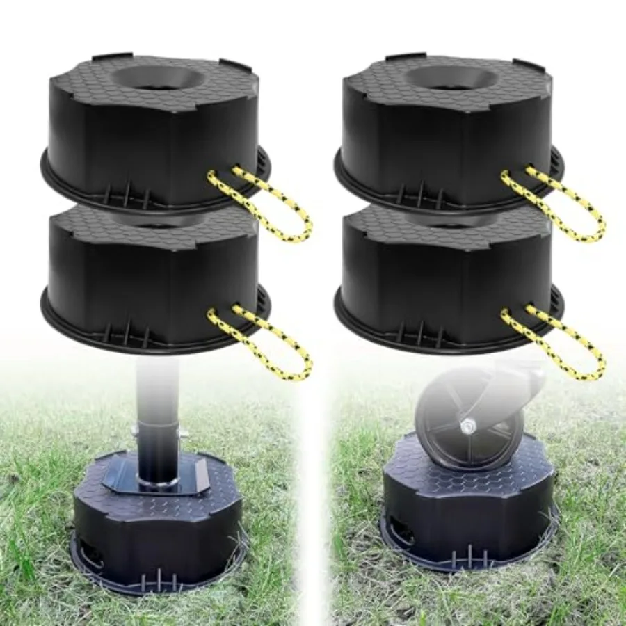 RV Trailer Jack Block 4 Pack for Jacks Camper Stabilizer Blocks for Travel Trailer Any Tongue Jack Post Foot 5th Wheels Heavy D
RV Trailer Jack Block 4 Pack for Jacks Camper Stabilizer Blocks for Travel Trailer Any Tongue Jack Post Foot 5th Wheels Heavy D
