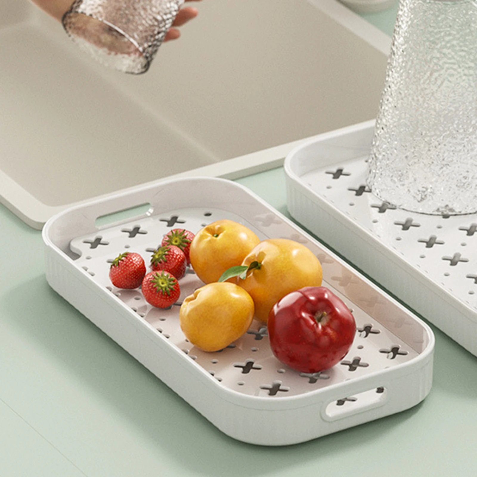 Drain Tray Anti-Slip Storage Plastic Dish Drainer Rack White Double Layer PP Material Easy Clean Kitchen Home Furnishing
Drain Tray Anti-Slip Storage Plastic Dish Drainer Rack White Double Layer PP Material Easy Clean Kitchen Home Furnishing