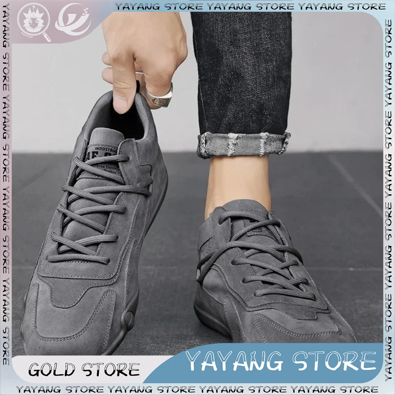 Men's Outdoor Ankle Hiking Boots High-Top Leather Sneakers Non-Slip Comfortable Winter Work Shoes Trendy Casual Motorcycle Boots
Men's Outdoor Ankle Hiking Boots High-Top Leather Sneakers Non-Slip Comfortable Winter Work Shoes Trendy Casual Motorcycle Boots