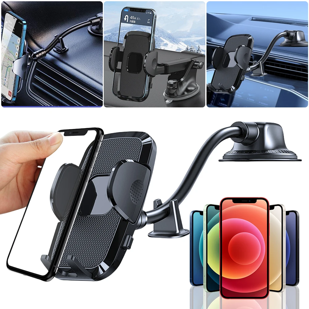 Крепление для телефона на приборную панель автомобиля с вращением на 360° и присоской, для телефонов шириной 5-9 см, поддержка GPS-навигаторов
Крепление для телефона на приборную панель автомобиля с вращением на 360° и присоской, для телефонов шириной 5-9 см, поддержка GPS-навигаторов