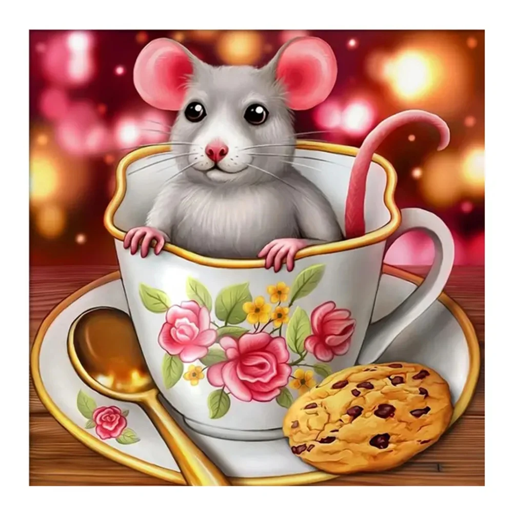5D Diamond Painting Tea Cup Mouse Full Square/Round Mosaic Rhinestones Diamond Embroidery Animal Picture Cross Stitch Decor Gift
5D Diamond Painting Tea Cup Mouse Full Square/Round Mosaic Rhinestones Diamond Embroidery Animal Picture Cross Stitch Decor Gift