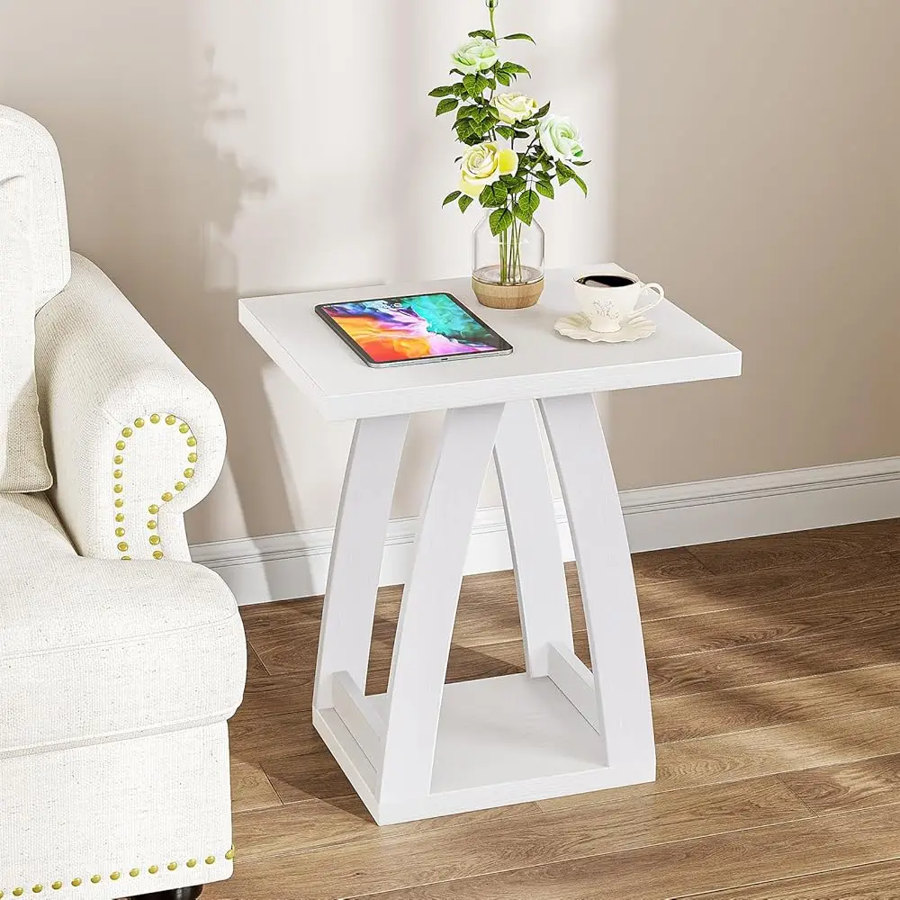 End Tables Living Room, Modern Side Table With Storage Shelf, Sofatable For Small Spaces, Nightstand Simple And Stylish Design
End Tables Living Room, Modern Side Table With Storage Shelf, Sofatable For Small Spaces, Nightstand Simple And Stylish Design
