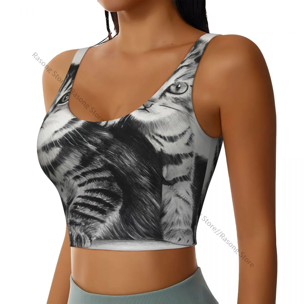 Sports Bra Women Running Yoga Clothes Vest Two Little Cats Gathering Fitness Vest
Sports Bra Women Running Yoga Clothes Vest Two Little Cats Gathering Fitness Vest