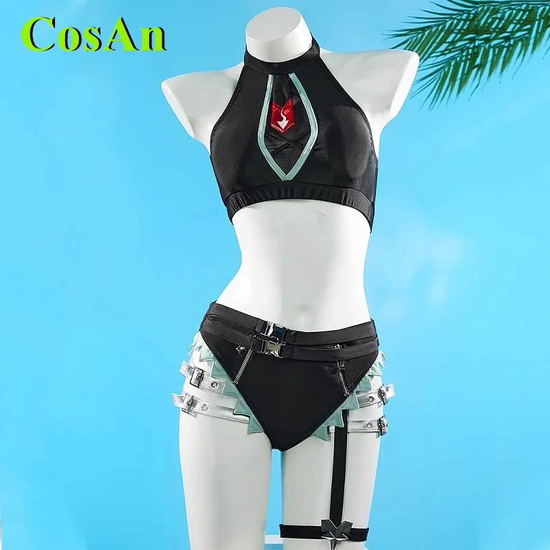 CosAn Game Zenless Zone Zero Jane Doe Cosplay Costume Swimwear Summer Beach Sunscreen Gauze Dress Women Role Play Clothing
CosAn Game Zenless Zone Zero Jane Doe Cosplay Costume Swimwear Summer Beach Sunscreen Gauze Dress Women Role Play Clothing
