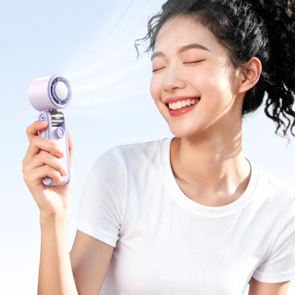 Foldable Design Portable Handheld Fan Portable Digital Display Mini Pocket Fan Silent Operation Quiet Desktop Fan Home Use
Foldable Design Portable Handheld Fan Portable Digital Display Mini Pocket Fan Silent Operation Quiet Desktop Fan Home Use