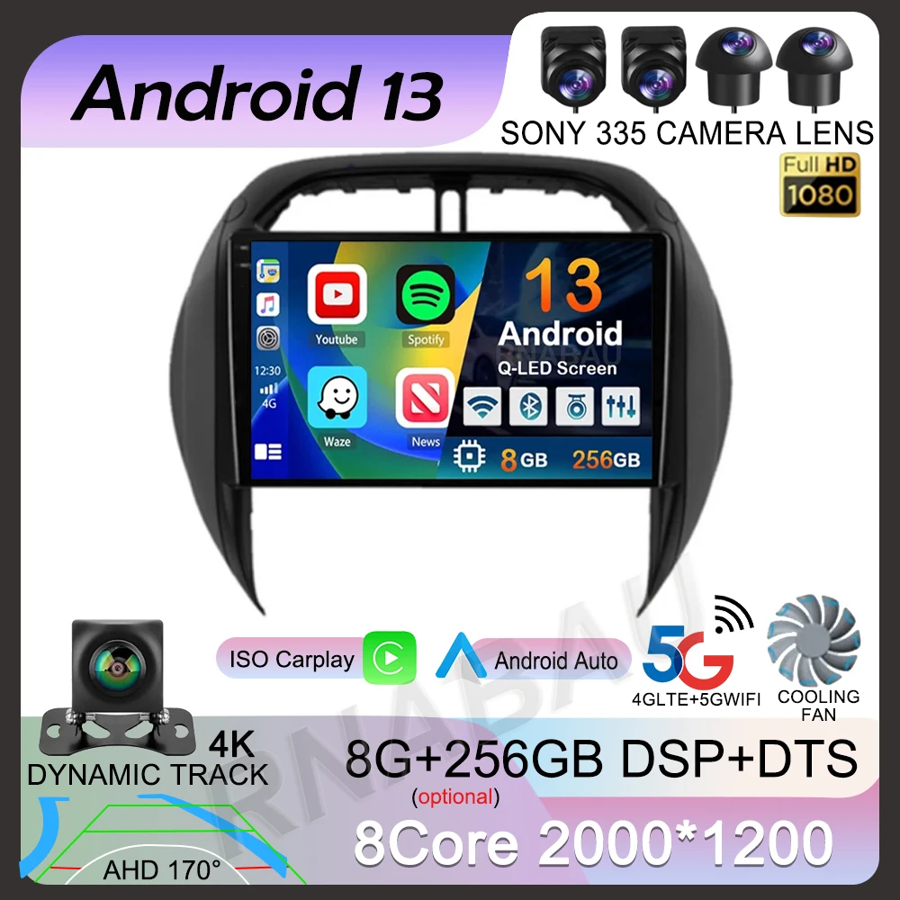 Android 13 Carplay Auto 4G+Wifi Car Radio For TOYOTA RAV4 2003 2004 2005 Multimedia Video Player GPS Navigation Stereo Head Unit
Android 13 Carplay Auto 4G+Wifi Car Radio For TOYOTA RAV4 2003 2004 2005 Multimedia Video Player GPS Navigation Stereo Head Unit