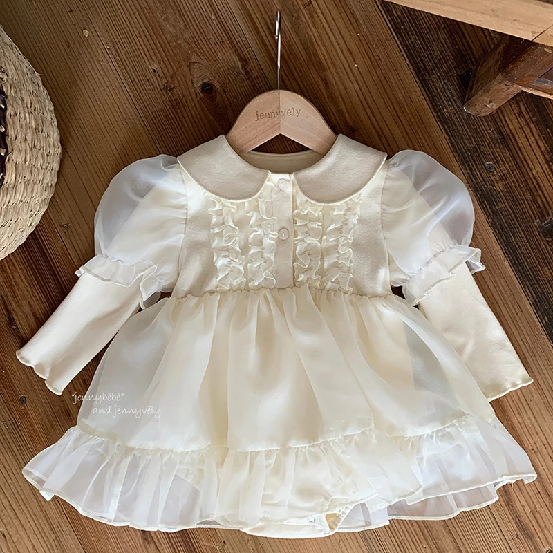 2025 New Autumn 0-24M Baby Girl Clothing Toddler Baby Girl Romper Long Sleeved Cotton Mesh Splicing Infant Baby Girls Jumpsuit
2025 New Autumn 0-24M Baby Girl Clothing Toddler Baby Girl Romper Long Sleeved Cotton Mesh Splicing Infant Baby Girls Jumpsuit