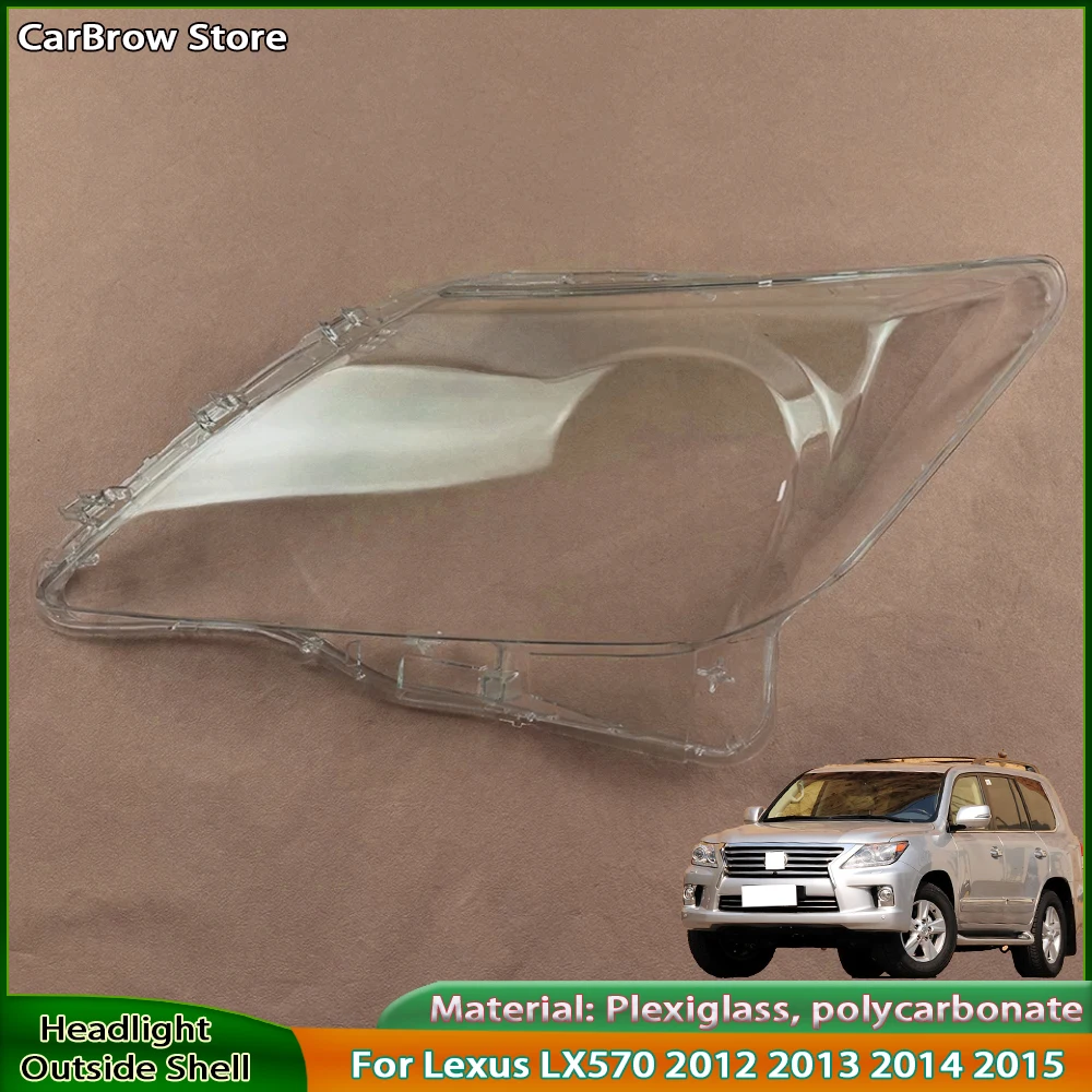Transparent Headlamp Lamp Shell Replace Original Lampshade Plexiglass For Lexus LX570 2012 2013 2014 2015 Front Headlight Cover
Transparent Headlamp Lamp Shell Replace Original Lampshade Plexiglass For Lexus LX570 2012 2013 2014 2015 Front Headlight Cover