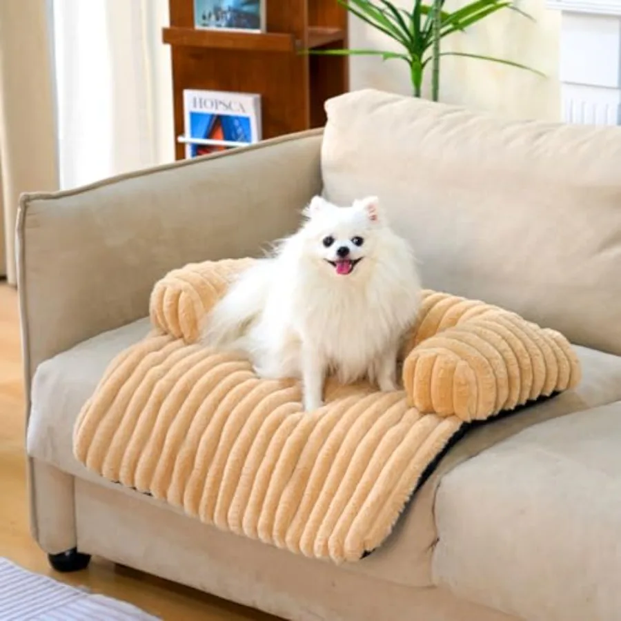 Pet Couch Cover for Sofa Calming Dog Bed for Couch Fluffy Plush Cat Bed Mat for Furniture Protector for Small Dogs and Kitten 2
Pet Couch Cover for Sofa Calming Dog Bed for Couch Fluffy Plush Cat Bed Mat for Furniture Protector for Small Dogs and Kitten 2