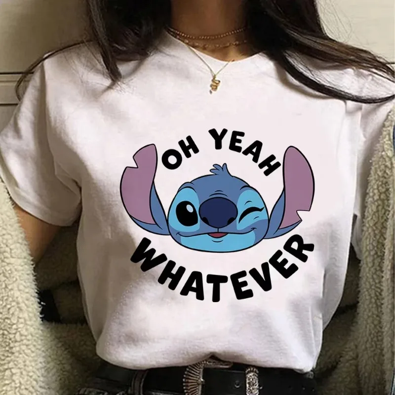 Kawaii Stitch Funny Printed T-shirt Cute Women Tshirts Harajuku Fashion Disney Clothing Summer Female Casual Short Sleeves Tees
Kawaii Stitch Funny Printed T-shirt Cute Women Tshirts Harajuku Fashion Disney Clothing Summer Female Casual Short Sleeves Tees