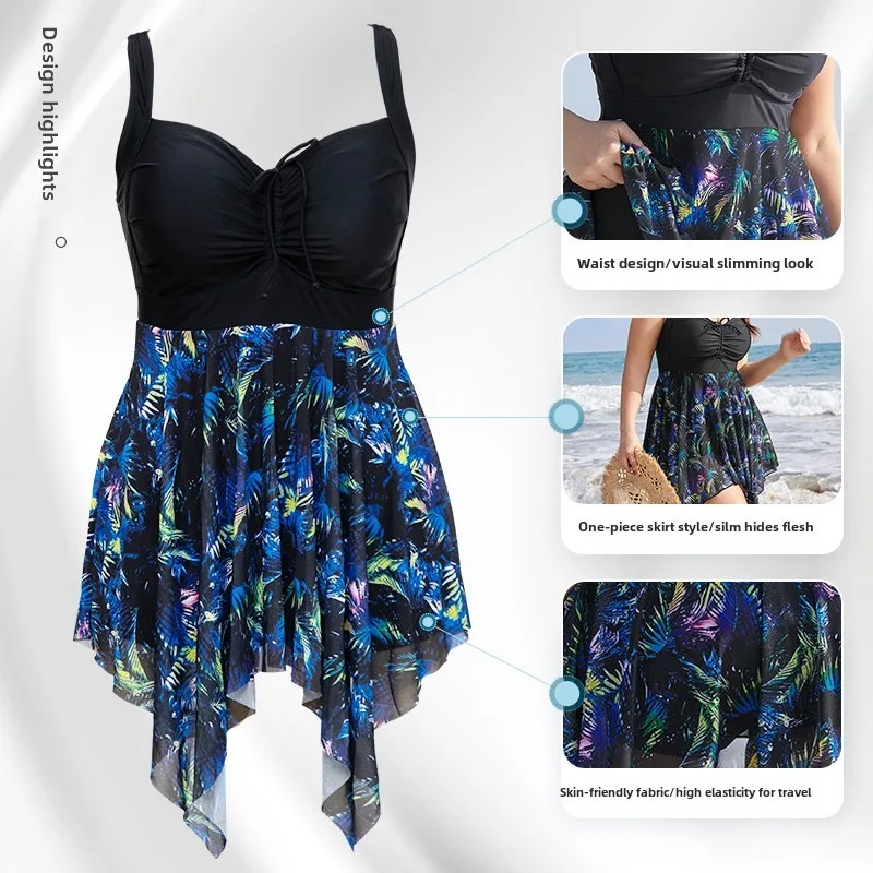 Plus size boxers one-piece swimsuit conservative meat bathing spa plus size swimsuit
Plus size boxers one-piece swimsuit conservative meat bathing spa plus size swimsuit