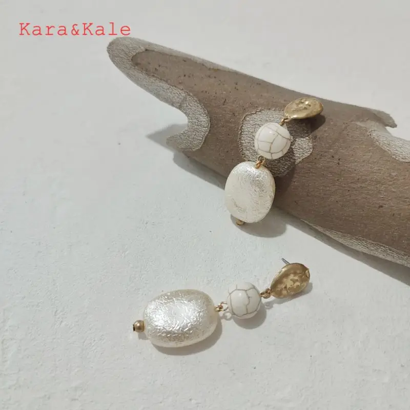 Kara&Kale Pearl Earrings Imitation Pearl Pendants Boho Style Natural Stone Earrings Handmade Women's Earrings Ethnic Jewelry
Kara&Kale Pearl Earrings Imitation Pearl Pendants Boho Style Natural Stone Earrings Handmade Women's Earrings Ethnic Jewelry