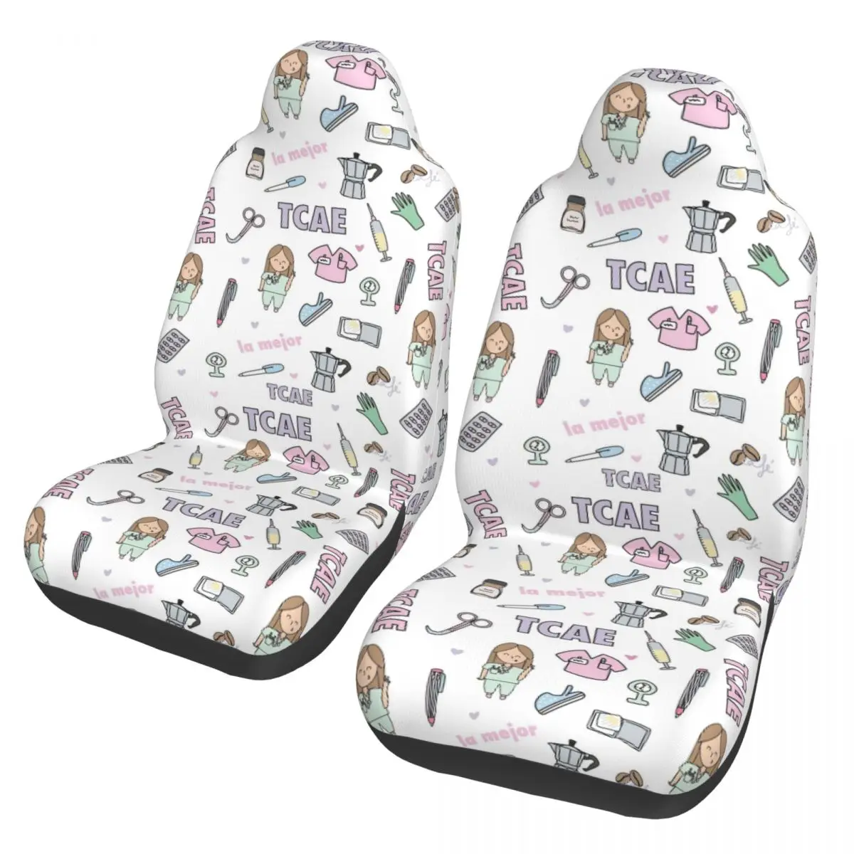 Enfermera En Apuros Nurse Medical Doctor Universal Car Seat Cover Waterproof For SUV Seat Covers Fabric Seat Protector
Enfermera En Apuros Nurse Medical Doctor Universal Car Seat Cover Waterproof For SUV Seat Covers Fabric Seat Protector