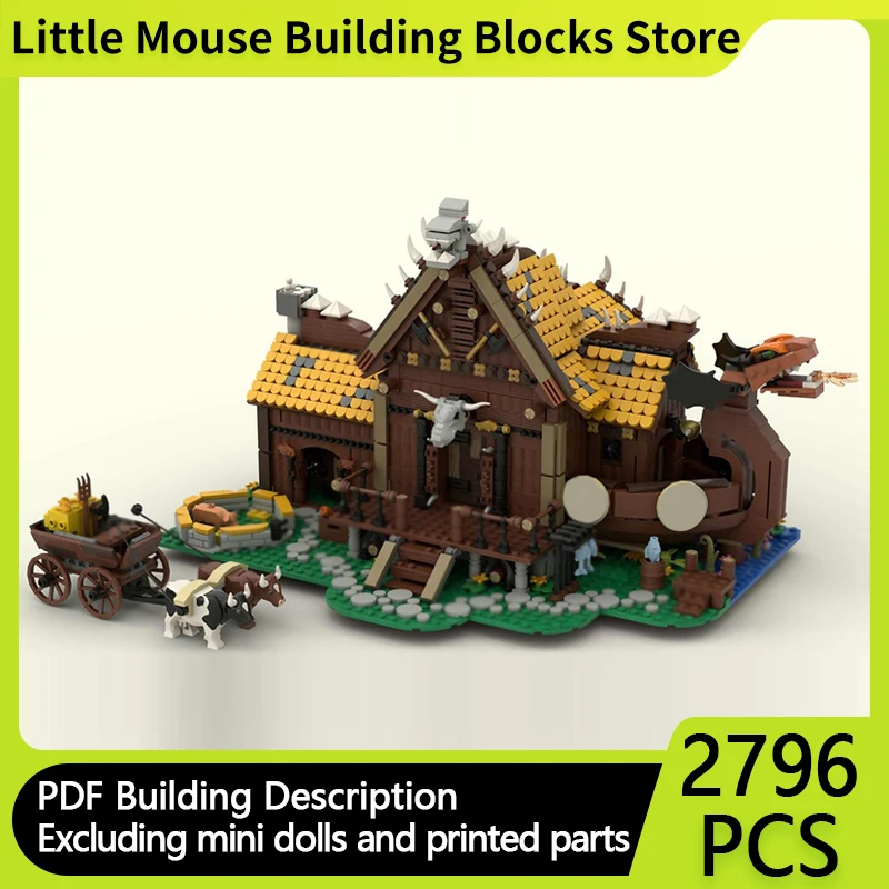 City Street View Model MOC Building Bricks The Viking House Modular Technology Gifts Holiday Assemble Children Toys Suit
City Street View Model MOC Building Bricks The Viking House Modular Technology Gifts Holiday Assemble Children Toys Suit
