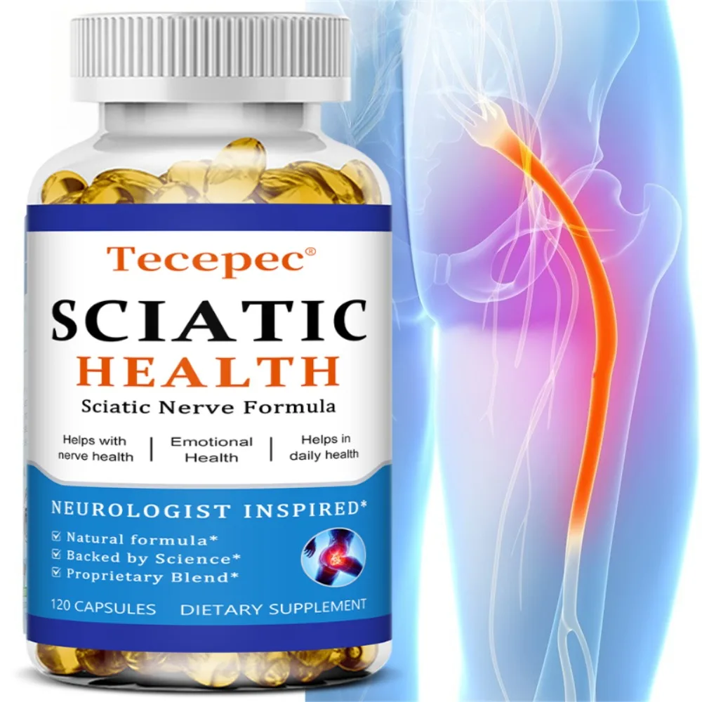 Sciatica Capsules - Improves Nervous System Health,Helps Relieve Joint Pain, Discomfort in The Hips, Legs and Lower Back
Sciatica Capsules - Improves Nervous System Health,Helps Relieve Joint Pain, Discomfort in The Hips, Legs and Lower Back