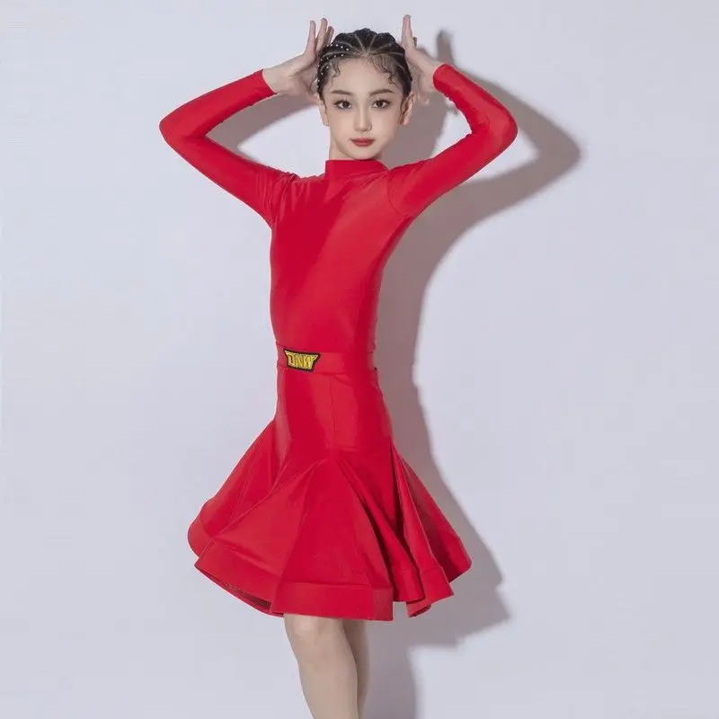 Girls Premium Latin Dance Competition Costume Autumn Winter High-End Design Kids Standard Ballroom Dance Performance Outfit
Girls Premium Latin Dance Competition Costume Autumn Winter High-End Design Kids Standard Ballroom Dance Performance Outfit
