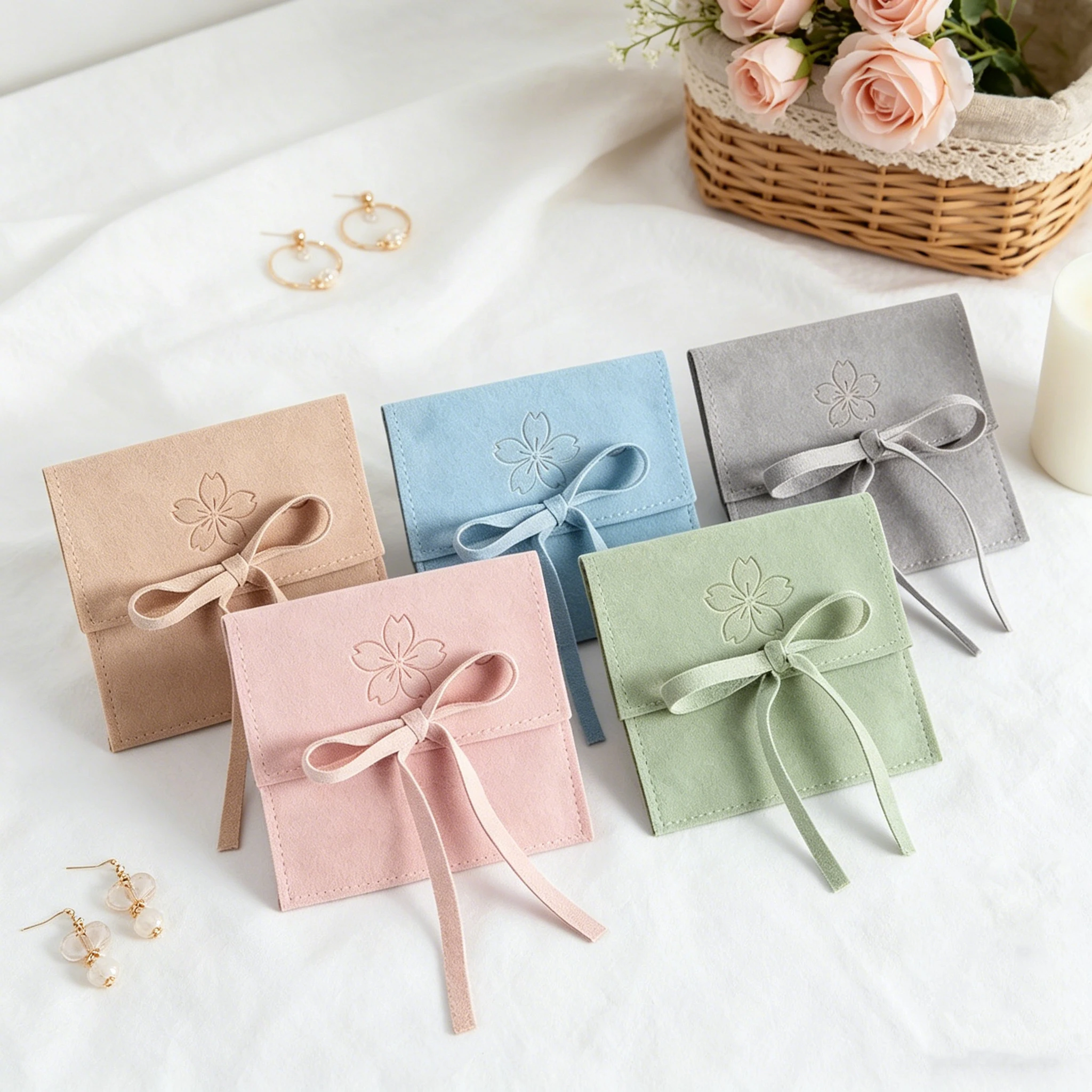 50 Personalizd Print Logo Jewelry Microfiber Bowknot Bag with Rope Wedding Favor Gift Oil Candy Packaging Ring Necklace Pouches
50 Personalizd Print Logo Jewelry Microfiber Bowknot Bag with Rope Wedding Favor Gift Oil Candy Packaging Ring Necklace Pouches