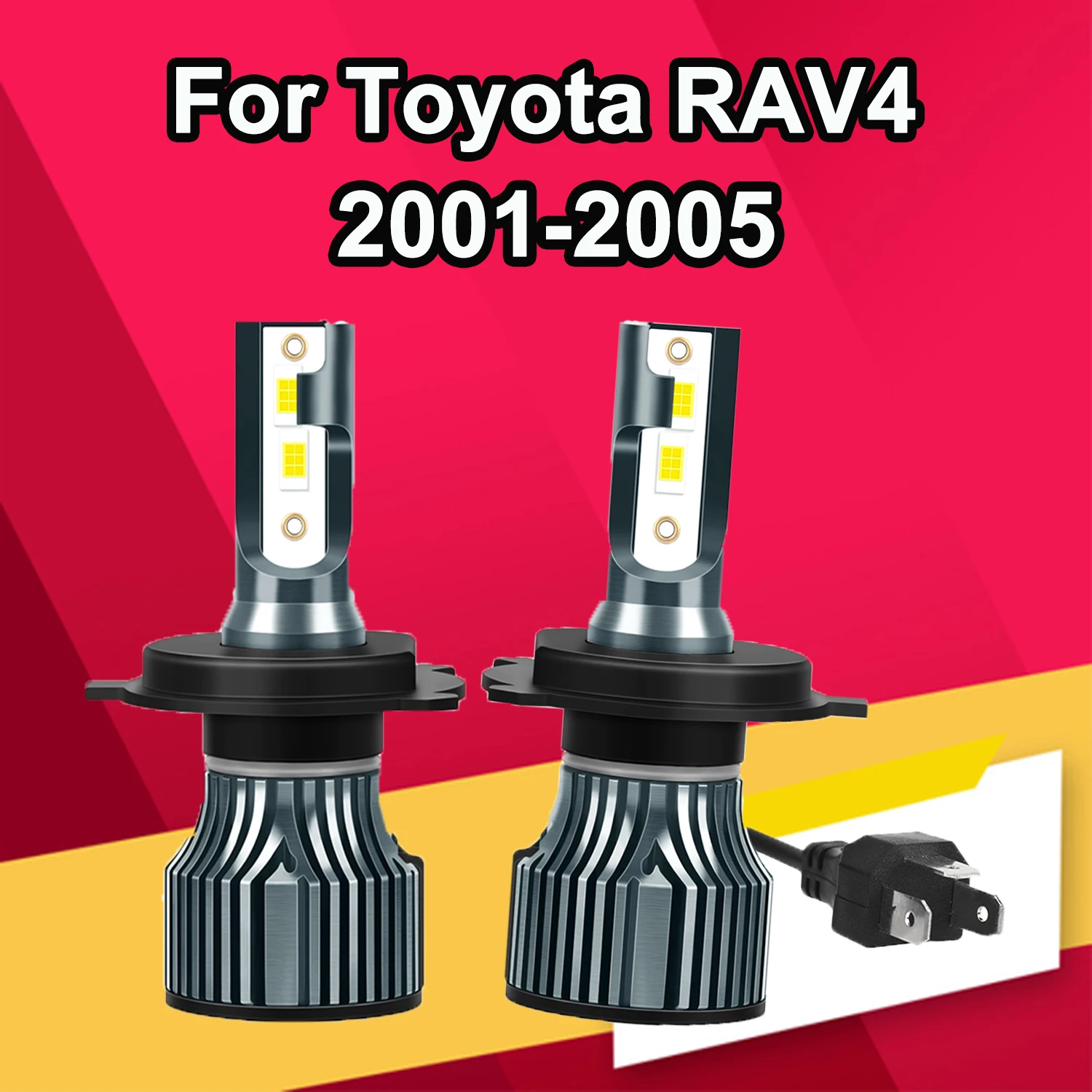 For Toyota RAV4 2001-2005 2X LED Headlight Kit H4 9003 White Bulbs High/Low Beam
For Toyota RAV4 2001-2005 2X LED Headlight Kit H4 9003 White Bulbs High/Low Beam