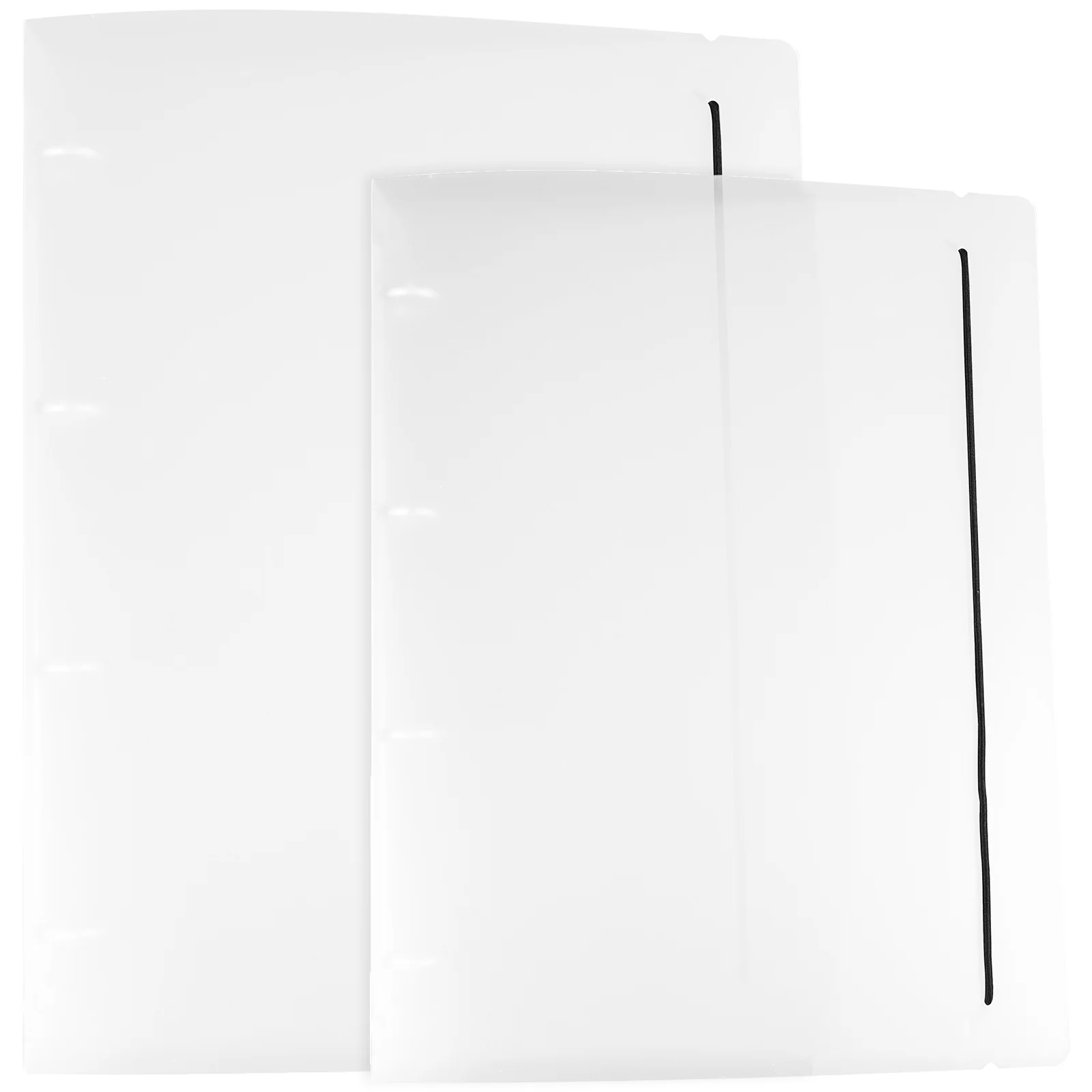 2 Pcs Bandage Binder Clear Sleeves for Binders Journal Refillable Planner Desktop Loose Leaf Cover Pp Reusable
2 Pcs Bandage Binder Clear Sleeves for Binders Journal Refillable Planner Desktop Loose Leaf Cover Pp Reusable