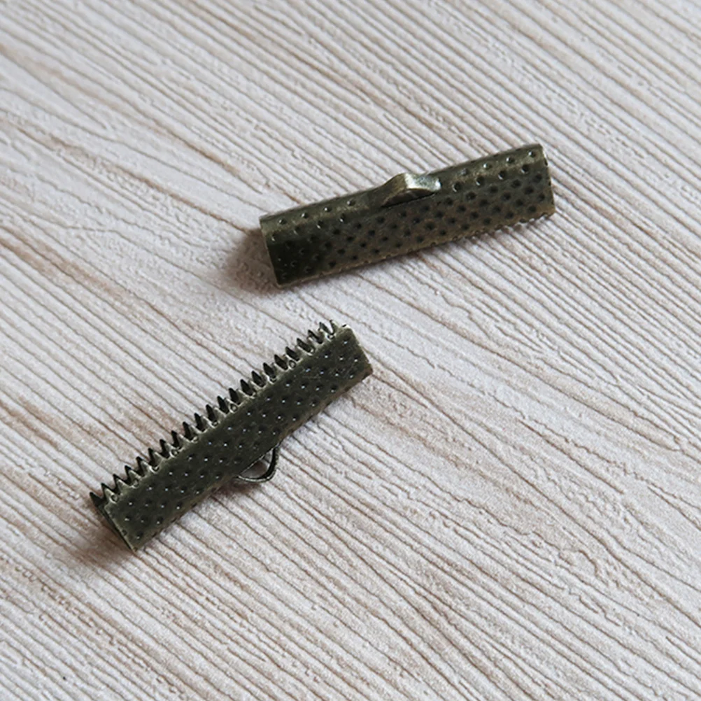 100Pcs Metal Ribbon Ends Plated Crimp Clamps Fastener Clasps for DIY Jewelry Making Necklace Bracelet Cord Buckles
100Pcs Metal Ribbon Ends Plated Crimp Clamps Fastener Clasps for DIY Jewelry Making Necklace Bracelet Cord Buckles