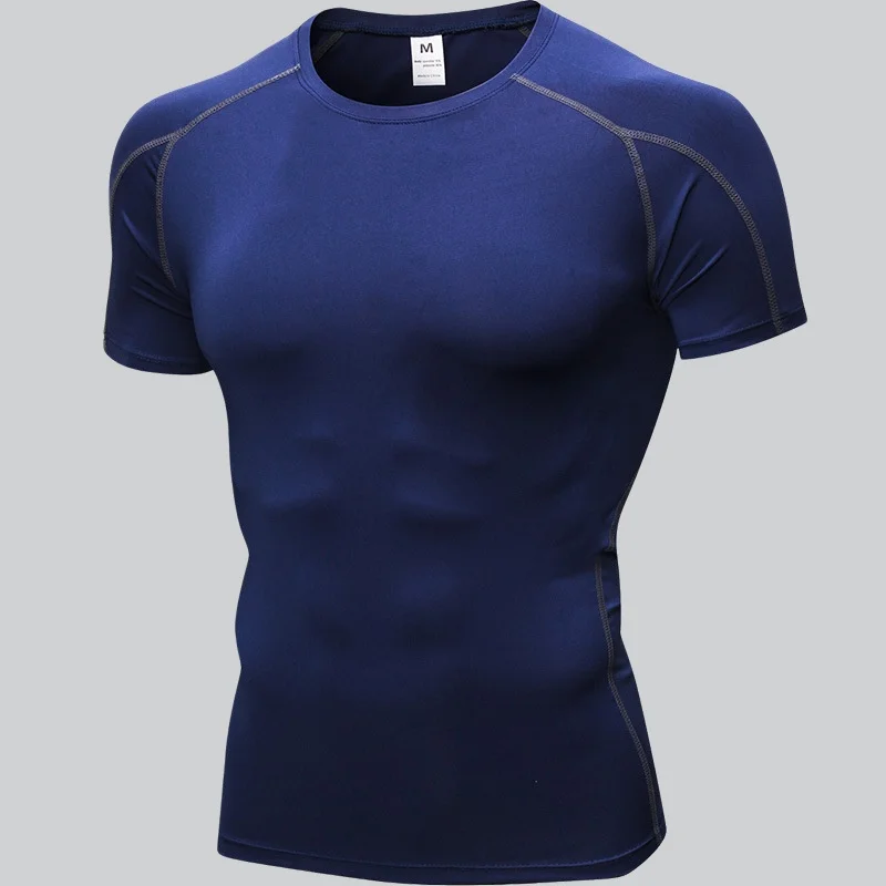 Summer Quick-Dry Sweatshirt Short Sleeve Men's Fitness Elastic T-Shirt Running Compression Top Gym Workout Bodybuilding T-Shirt
Summer Quick-Dry Sweatshirt Short Sleeve Men's Fitness Elastic T-Shirt Running Compression Top Gym Workout Bodybuilding T-Shirt