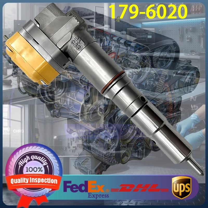 179-6020 High Quality Diesel Fuel Injector 1796020 Common Rail Injector for Caterpillar CAT 3412E Engine Wheel Tractor 631G 637G
179-6020 High Quality Diesel Fuel Injector 1796020 Common Rail Injector for Caterpillar CAT 3412E Engine Wheel Tractor 631G 637G
