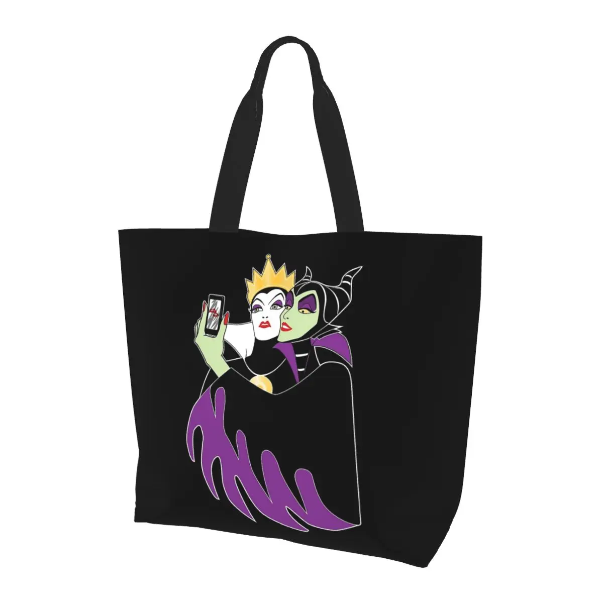 Wicked Selfie Shopping Tote Bag Canvas Large Capacity Shoulder Bags Shopper Grocery Handbag for Women
Wicked Selfie Shopping Tote Bag Canvas Large Capacity Shoulder Bags Shopper Grocery Handbag for Women