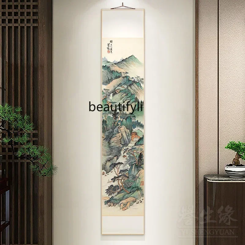 2003 New Chinese scroll painting vertical porch aisle decorative painting guest restaurant tea room study mural
2003 New Chinese scroll painting vertical porch aisle decorative painting guest restaurant tea room study mural