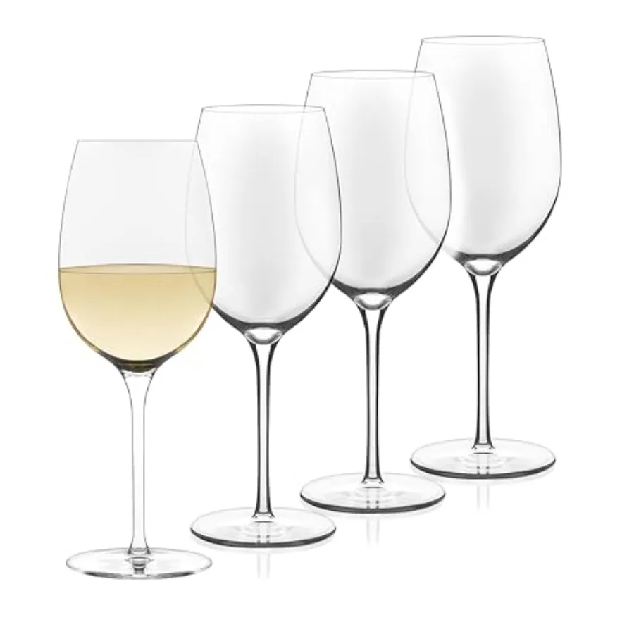 Signature Kentfield Wine Glasses Set of 4 Long Stem Wine Glasses for Red and White Wine Perfect Glass Goblet Gift Set
Signature Kentfield Wine Glasses Set of 4 Long Stem Wine Glasses for Red and White Wine Perfect Glass Goblet Gift Set