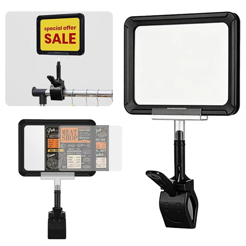 15PCS/Set Display Holder Black A6 Size Adjustable Plastic Clip for Price Tag Merchandise Sign for Supermarket Store Business ZYF
15PCS/Set Display Holder Black A6 Size Adjustable Plastic Clip for Price Tag Merchandise Sign for Supermarket Store Business ZYF