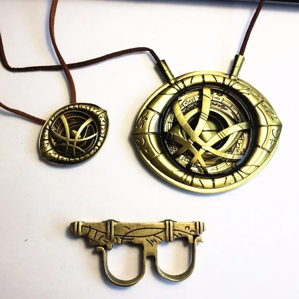 Doctor Strange Cosplay Ring of Time and Space Prop Eye of the Ring Alloy Necklace Perfect Christmas Gift
Doctor Strange Cosplay Ring of Time and Space Prop Eye of the Ring Alloy Necklace Perfect Christmas Gift