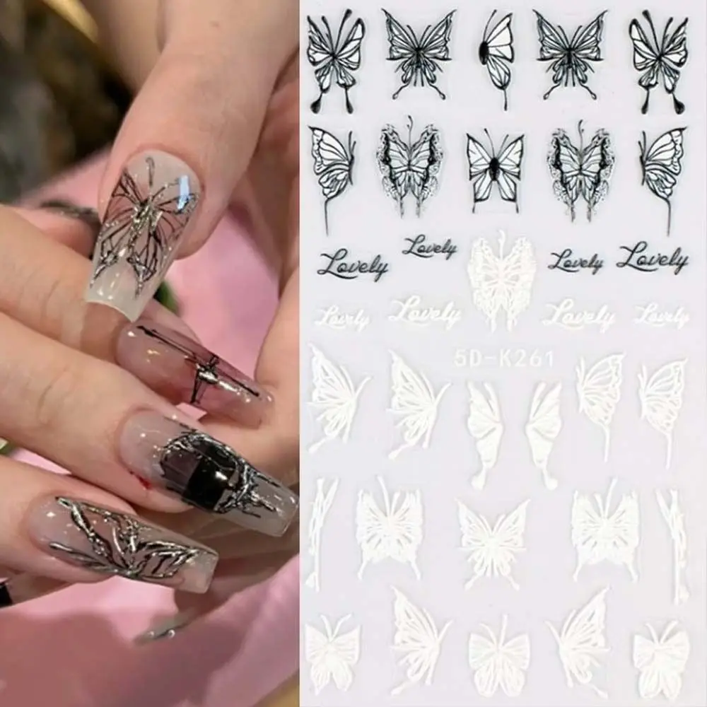 Nail Accessories Butterfly Nail Stickers DIY Nail Art Decoration Manicure Ornaments Butterfly Nail Decals 5D Relief
Nail Accessories Butterfly Nail Stickers DIY Nail Art Decoration Manicure Ornaments Butterfly Nail Decals 5D Relief