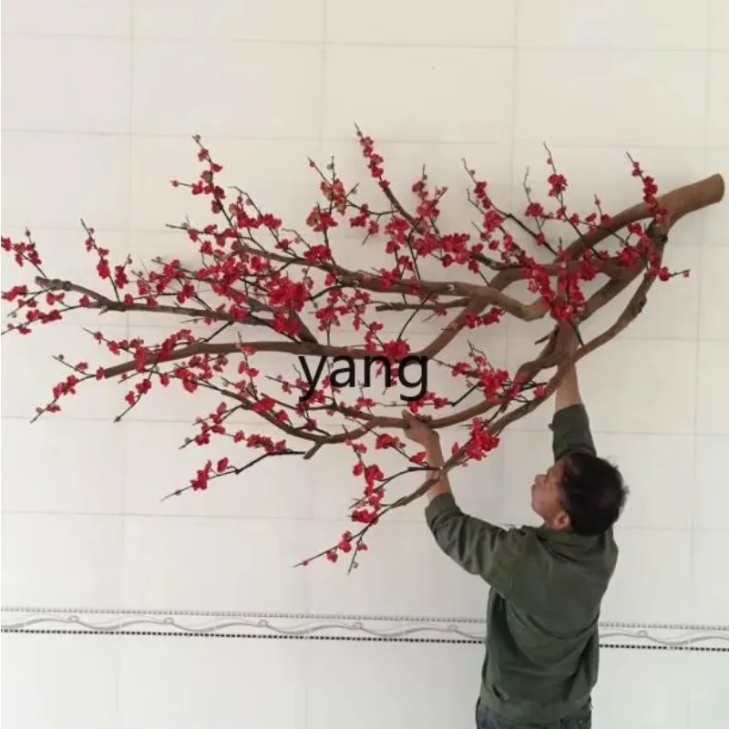 YJQ Large fake tree decorative porch Chinese wall hanging plum decoration
YJQ Large fake tree decorative porch Chinese wall hanging plum decoration