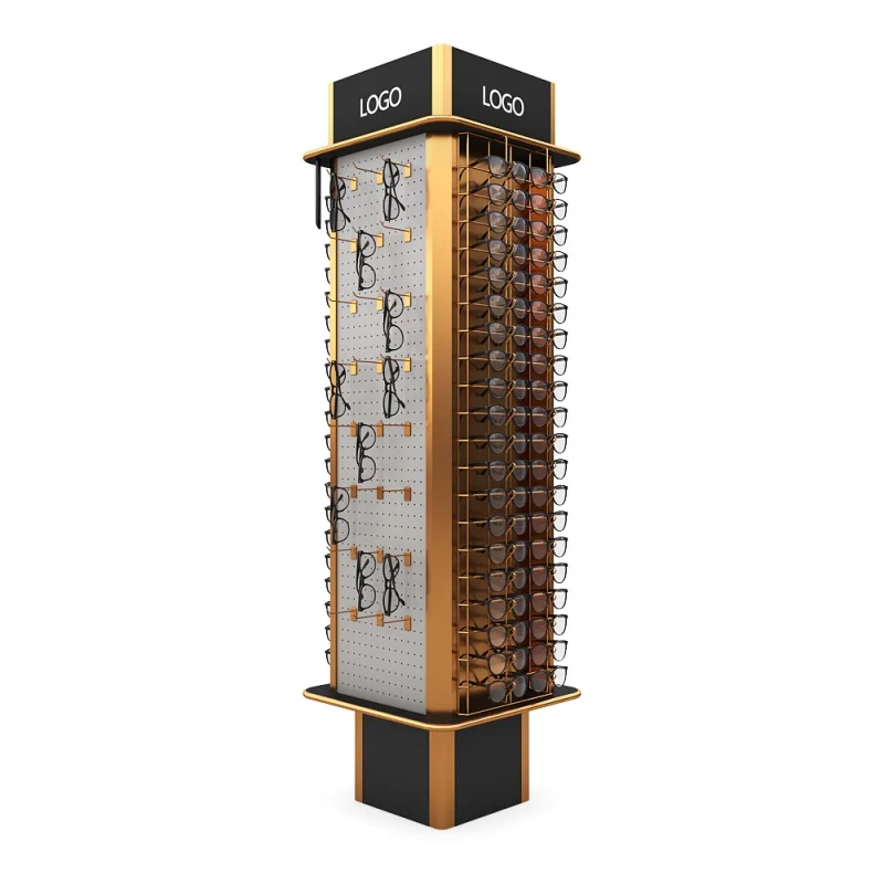 Custom. new metal pegboard display cabinet design 80 pairs floor showcase sunglasses stand with led light
Custom. new metal pegboard display cabinet design 80 pairs floor showcase sunglasses stand with led light