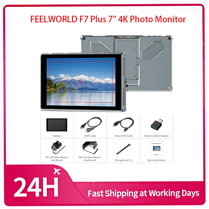 FEELWORLD FW759 PRO 7-Inch 1280x800 IPS Touch Screen Camera Field Video Monitor 4K HDMI
FEELWORLD FW759 PRO 7-Inch 1280x800 IPS Touch Screen Camera Field Video Monitor 4K HDMI