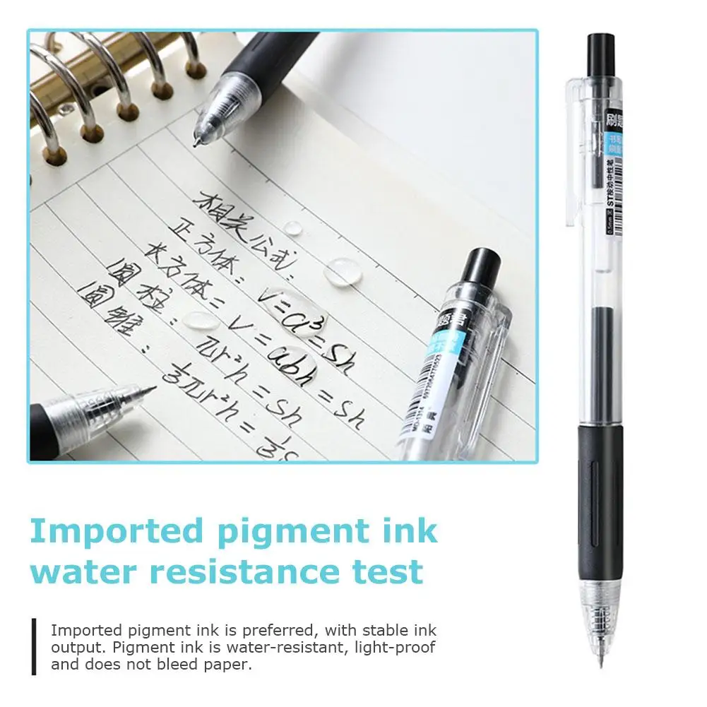 Ballpoint Pen Gel Black Ink Refills Bullet Tip 0.5mm Writing School Stationery Wholesale Journal Supplies O6L0
Ballpoint Pen Gel Black Ink Refills Bullet Tip 0.5mm Writing School Stationery Wholesale Journal Supplies O6L0